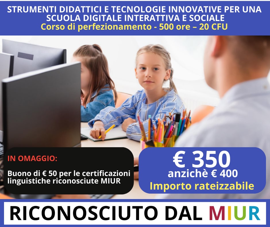 STRUMENTI DIDATTICI E TECNOLOGIE INNOVATIVE PER UNA SCUOLA DIGITALE ...