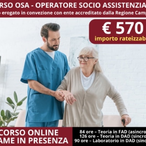 Corso O.S.A. Online (Operatore socio assistenziale) - Corso regionale