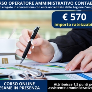 Corso Operatore Amministrativo Online - Regione Campania
